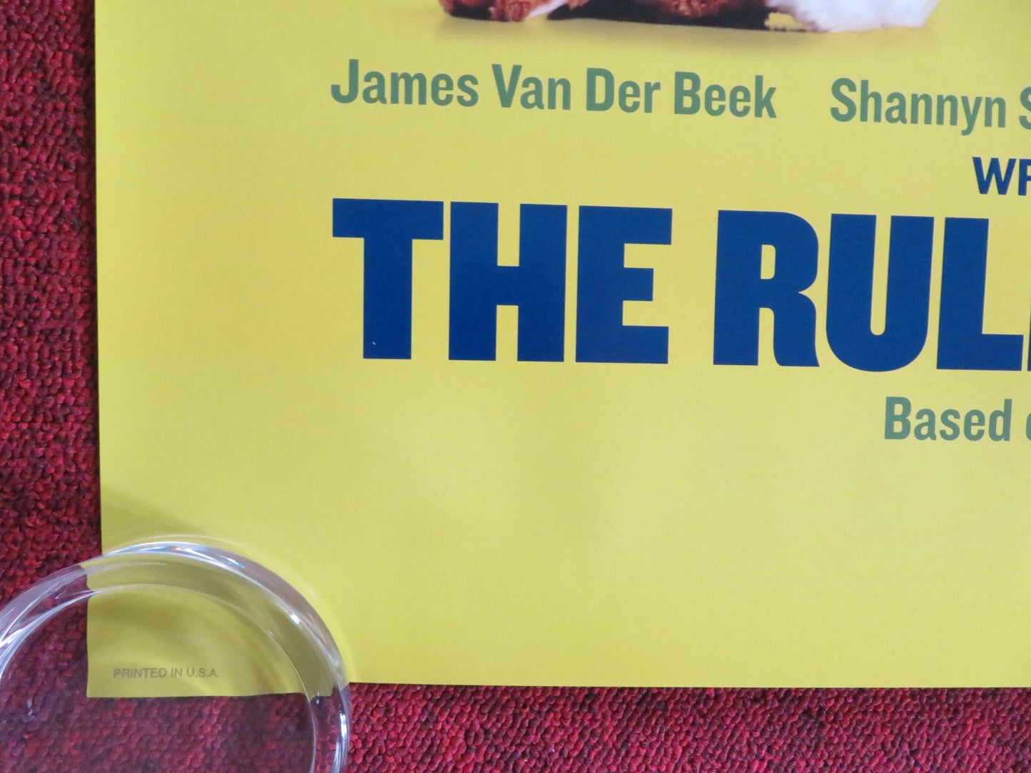 THE RULES OF ATTRACTION US ONE SHEET ROLLED POSTER JAMES VAN DER BEEK 2002 Rendezvous Cinema Movie posters