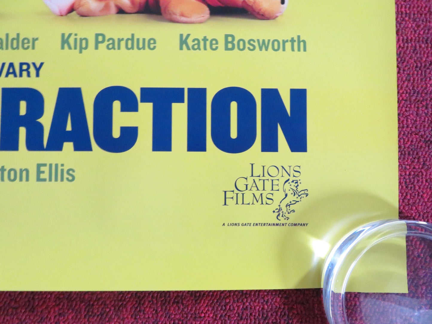 THE RULES OF ATTRACTION US ONE SHEET ROLLED POSTER JAMES VAN DER BEEK 2002 Rendezvous Cinema Movie posters