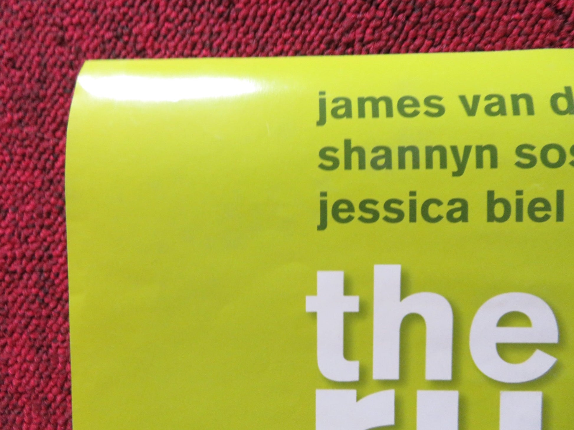 THE RULES OF ATTRACTION VHS VIDEO POSTER JAMES VAN DER BEEK JESSICA BIEL 2002 Rendezvous Cinema Movie posters