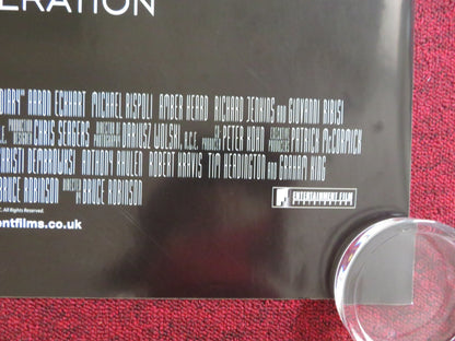 THE RUM DIARY QUAD (30"x 40") ROLLED POSTER JOHNNY DEPP AARON ECKHART 2011 Rendezvous Cinema Movie posters