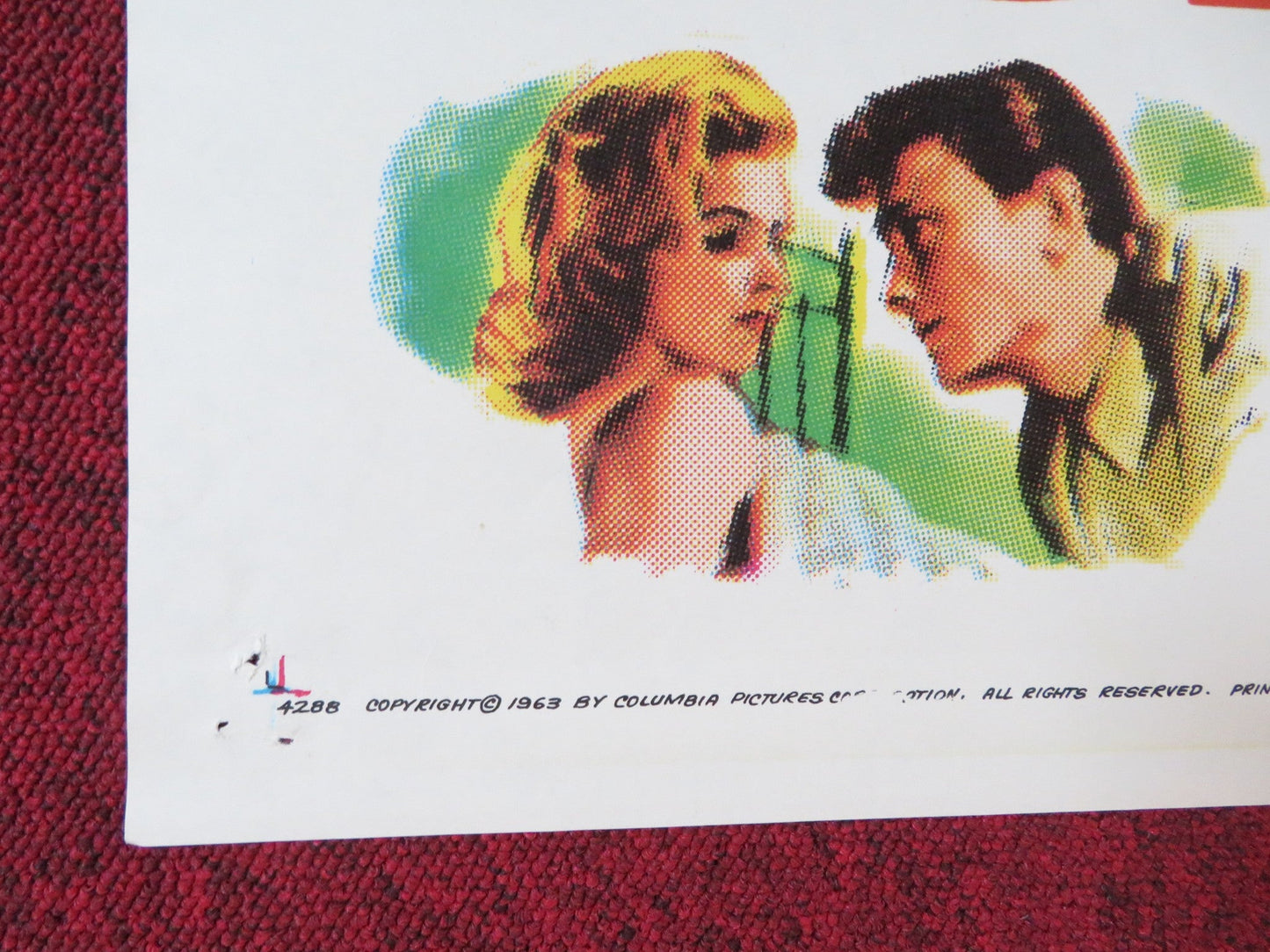 THE RUNNING MAN FOLDED US ONE SHEET POSTER LAURENCE HARVEY SARAH MILES 1963 Rendezvous Cinema Movie posters