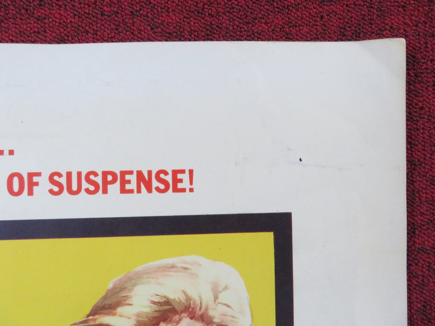 THE RUNNING MAN HALF SHEET (22"x 28") POSTER LAURENCE HARVEY LEE REMICK 1963 Rendezvous Cinema Movie posters