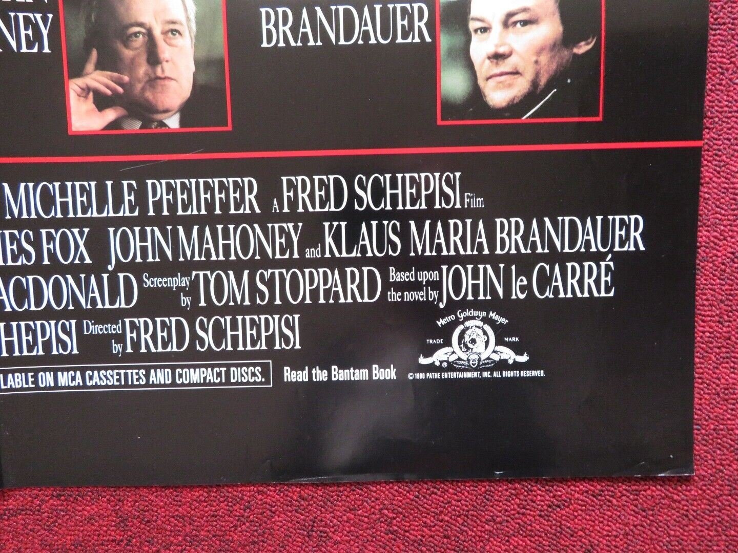 THE RUSSIA HOUSE FOLDED US ONE SHEET POSTER MICHELLE PFEIFFER SEAN CONNERY 1990 - Rendezvous Cinema