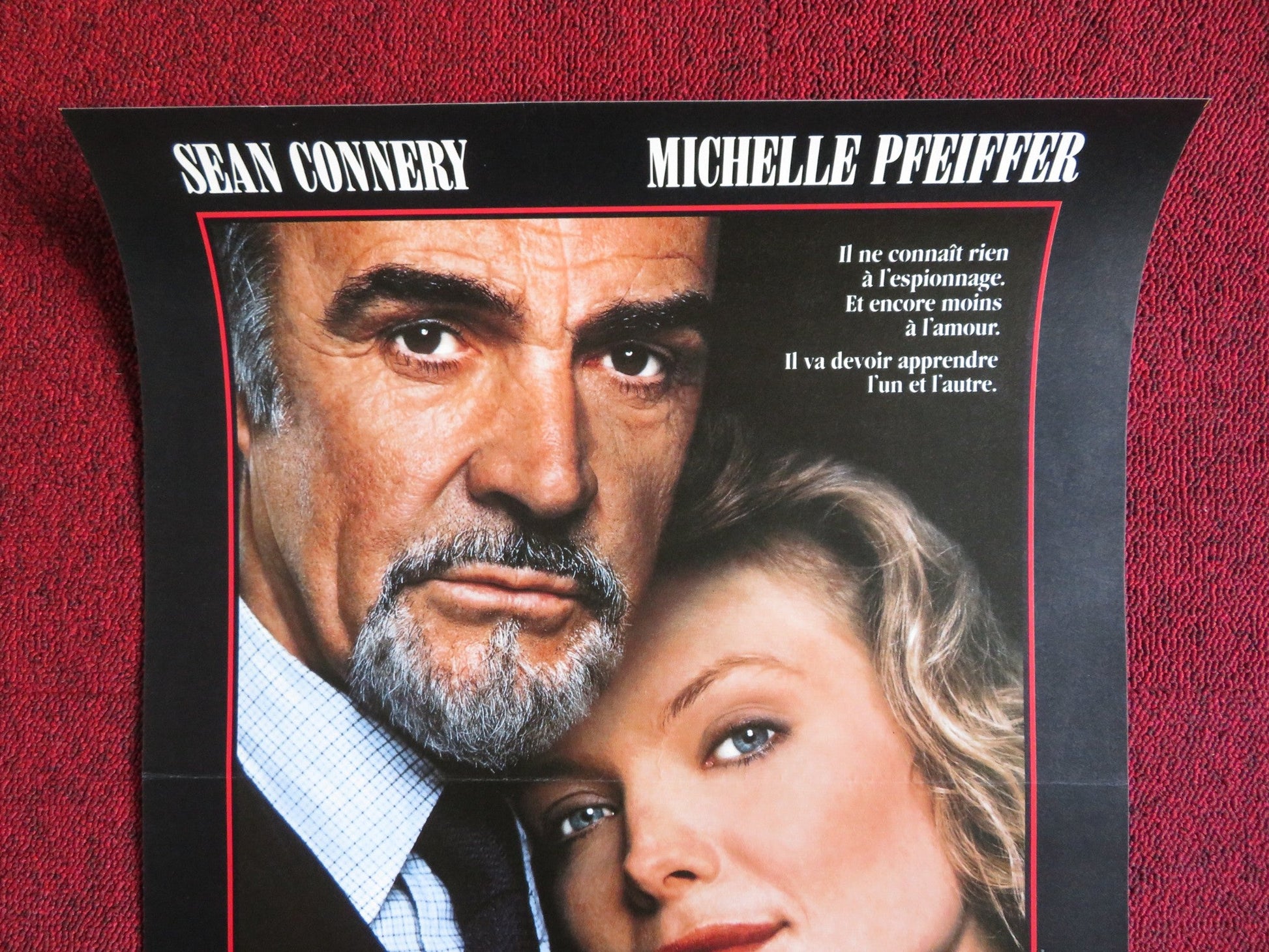 THE RUSSIA HOUSE FRENCH (15" x 20.5") POSTER SEAN CONNERY MICHELLE PFEIFFER 1990 Rendezvous Cinema Movie posters