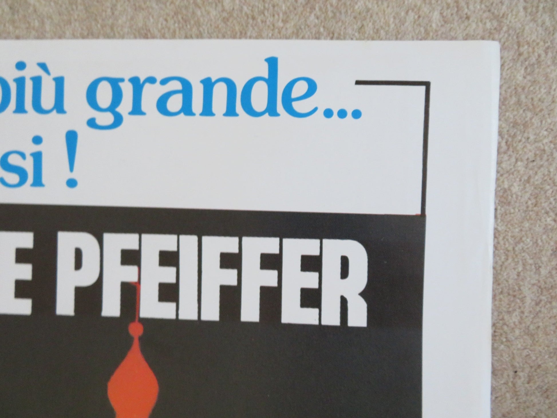 THE RUSSIA HOUSE ITALIAN 2 FOGLIO POSTER SEAN CONNERY MICHELLE PFEIFFER 1990 Rendezvous Cinema Movie posters