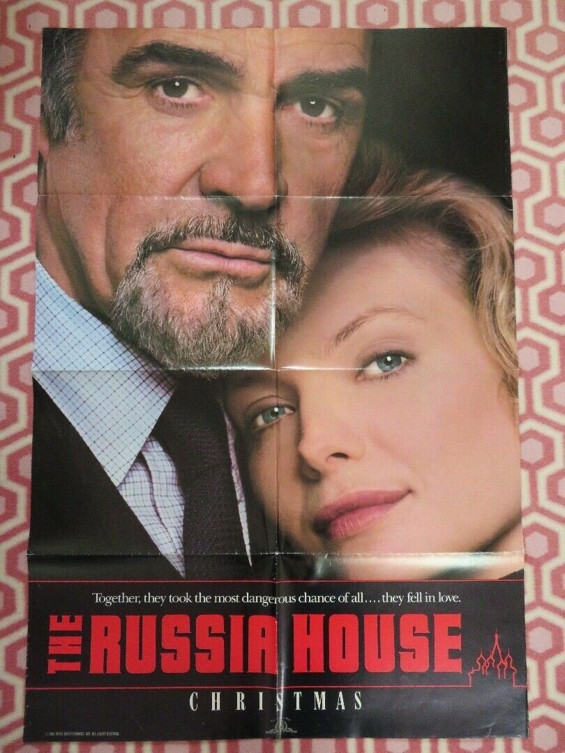 THE RUSSIA HOUSE US ONE SHEET POSTER TEASER SEAN CONNERY MICHELLE PFEIFFER 1990 Movie posters