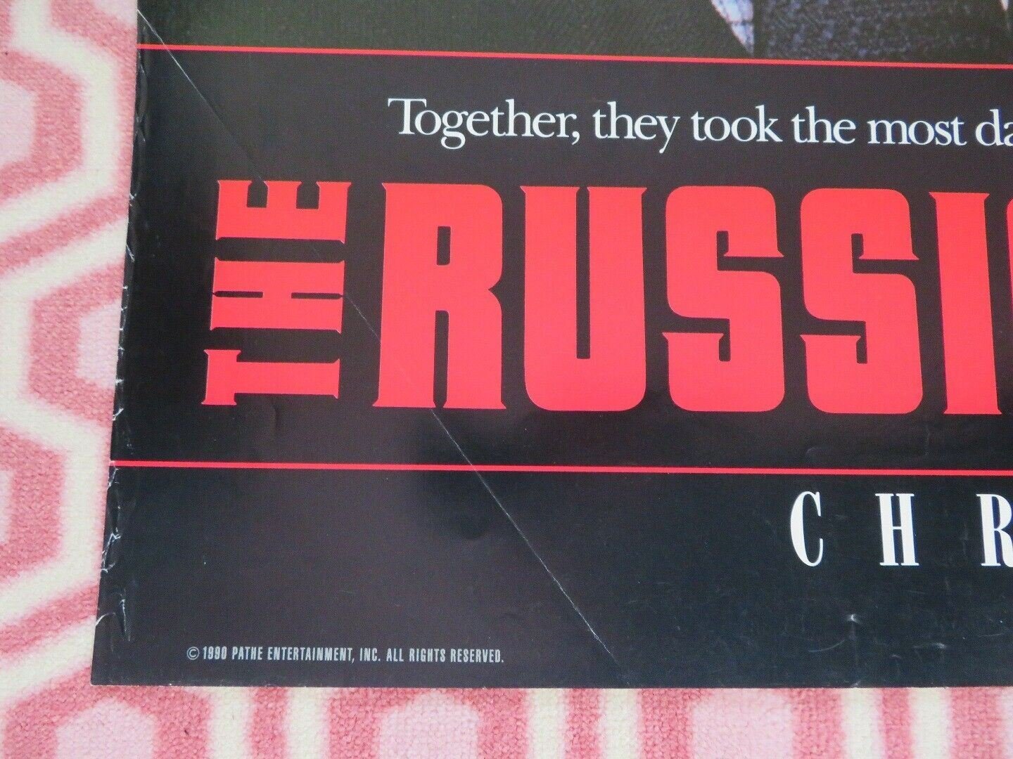 THE RUSSIA HOUSE US ONE SHEET POSTER TEASER SEAN CONNERY MICHELLE PFEIFFER 1990 Movie posters
