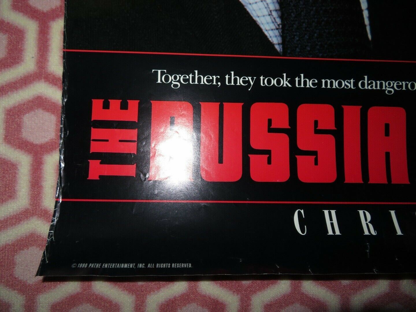 THE RUSSIA HOUSE US ONE SHEET ROLLED POSTER SEAN CONNERY MCIHELLE PFEIFFER 1990 Movie posters