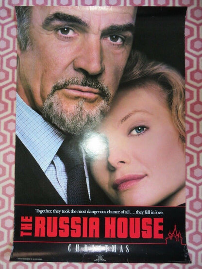 THE RUSSIA HOUSE US ONE SHEET ROLLED POSTER SEAN CONNERY MCIHELLE PFEIFFER 1990 Movie posters