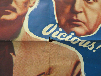 THE RUTHLESS FOUR FOLDED US ONE SHEET POSTER VAN HEFLIN GILBERT ROLAND 1968 Movie posters