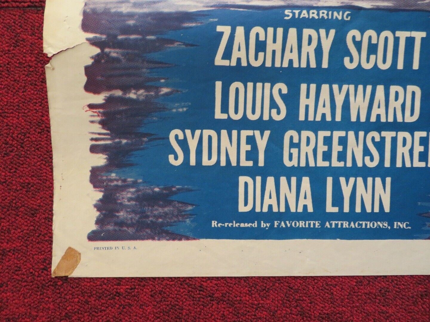 THE RUTHLESS FOUR FOLDED US ONE SHEET POSTER VAN HEFLIN GILBERT ROLAND 1968 Movie posters