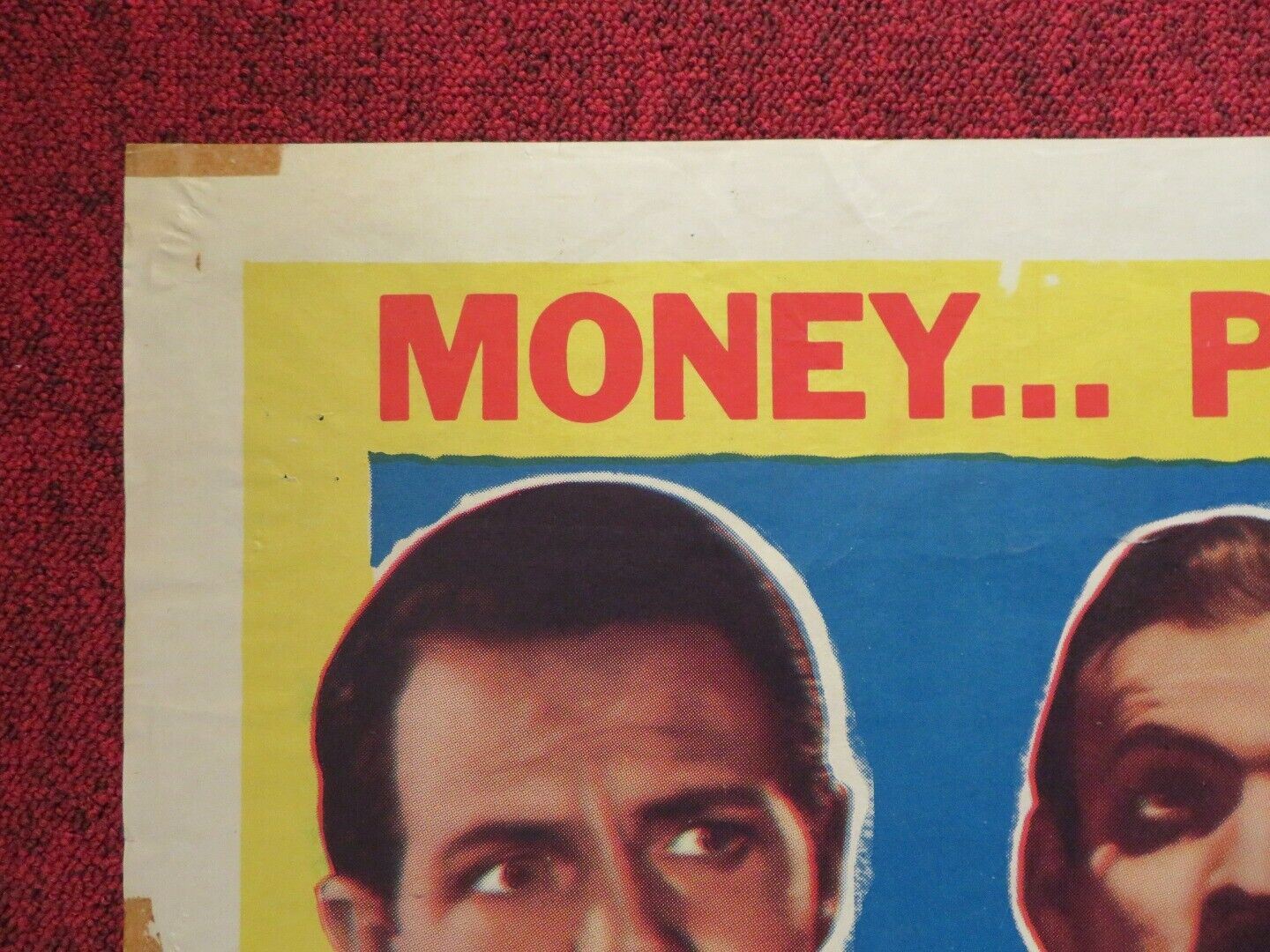 THE RUTHLESS FOUR FOLDED US ONE SHEET POSTER VAN HEFLIN GILBERT ROLAND 1968 Movie posters