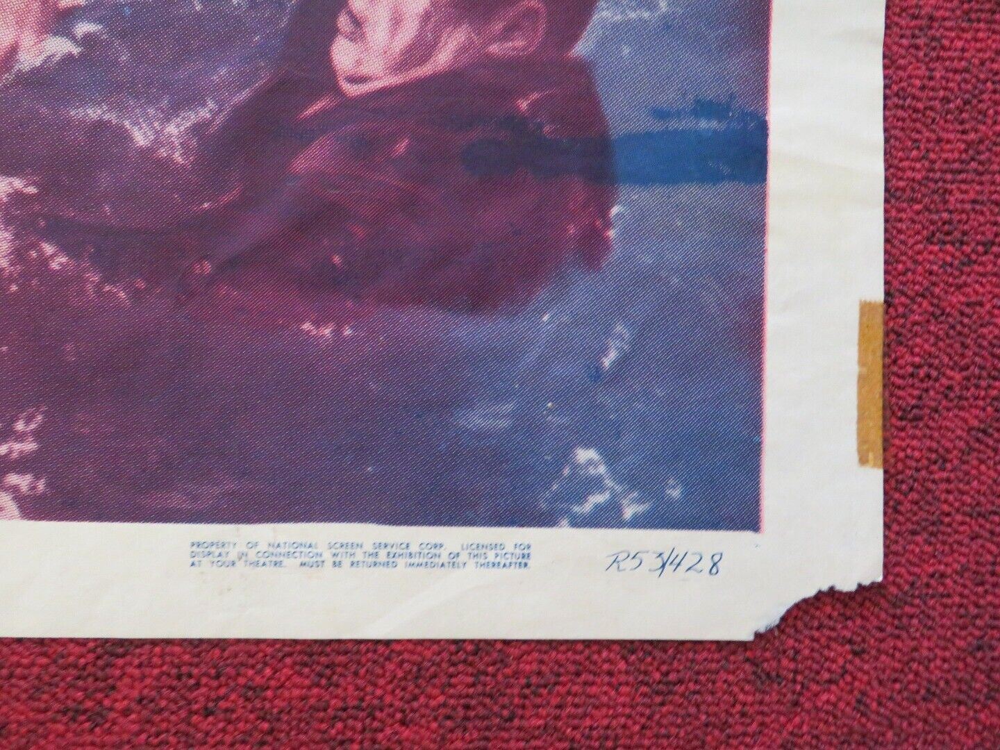 THE RUTHLESS FOUR FOLDED US ONE SHEET POSTER VAN HEFLIN GILBERT ROLAND 1968 Movie posters