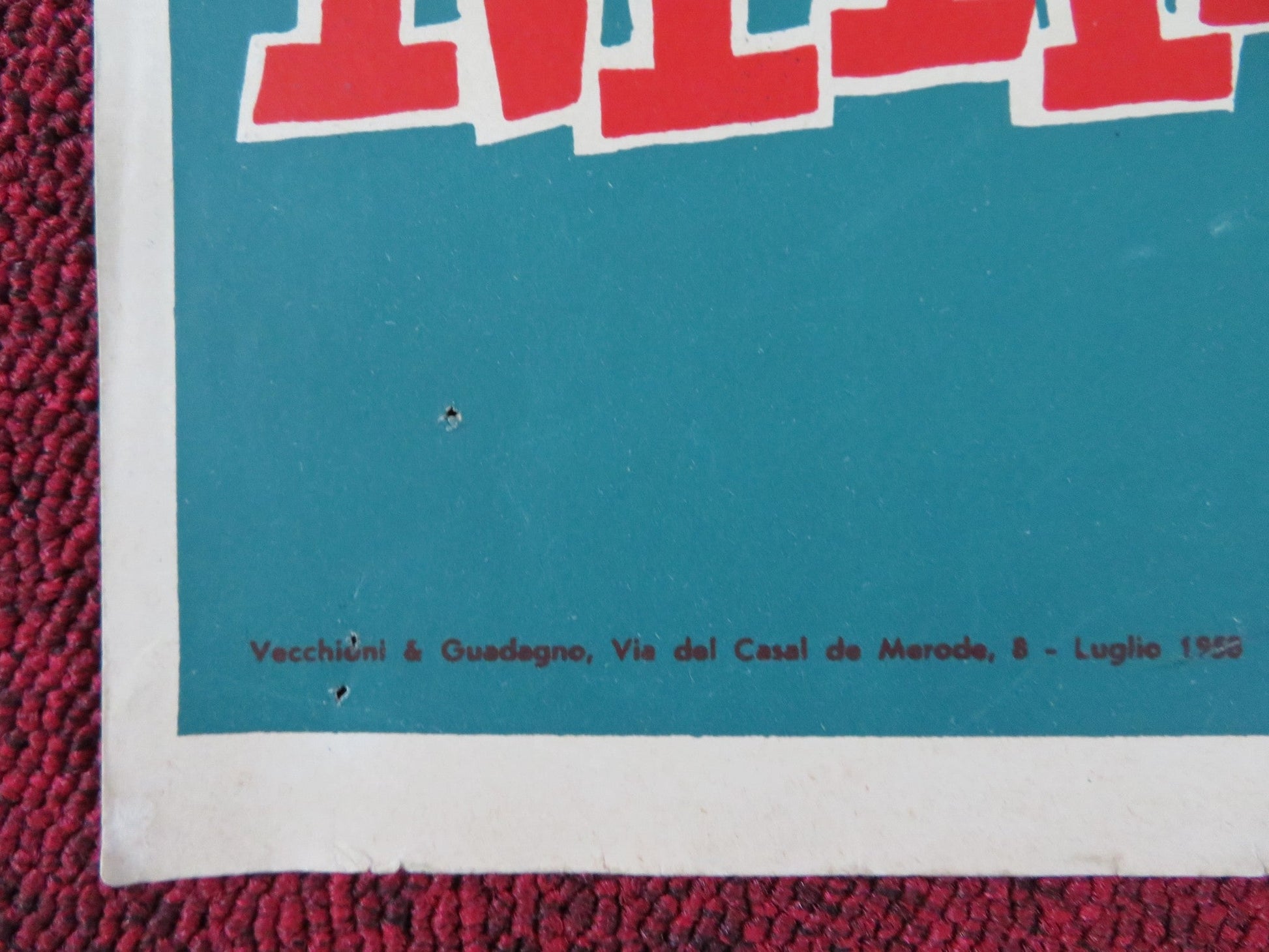 THE SAD SACK - B ITALIAN FOTOBUSTA POSTER JERRY LEWIS DAVID WAYNE 1957 Rendezvous Cinema Movie posters