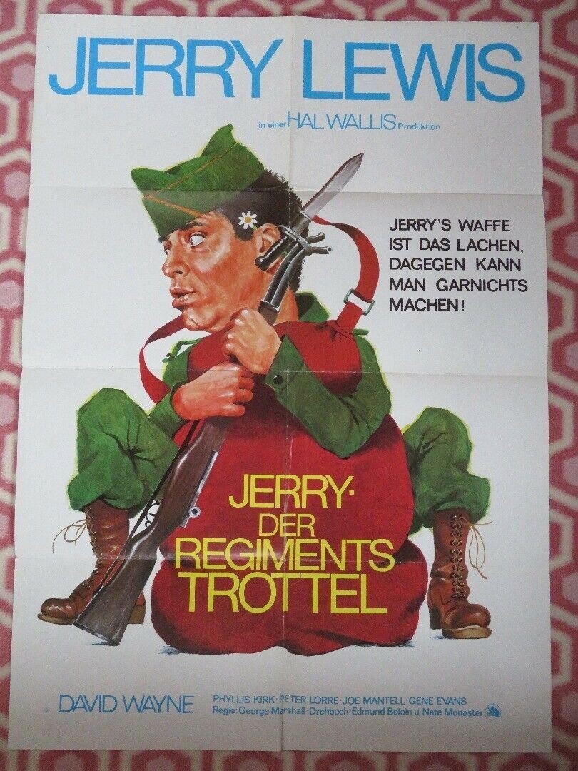 THE SAD SACK GERMAN A1 (33"x 23") POSTER JERRY LEWIS PETER LORRE 1957 Movie posters