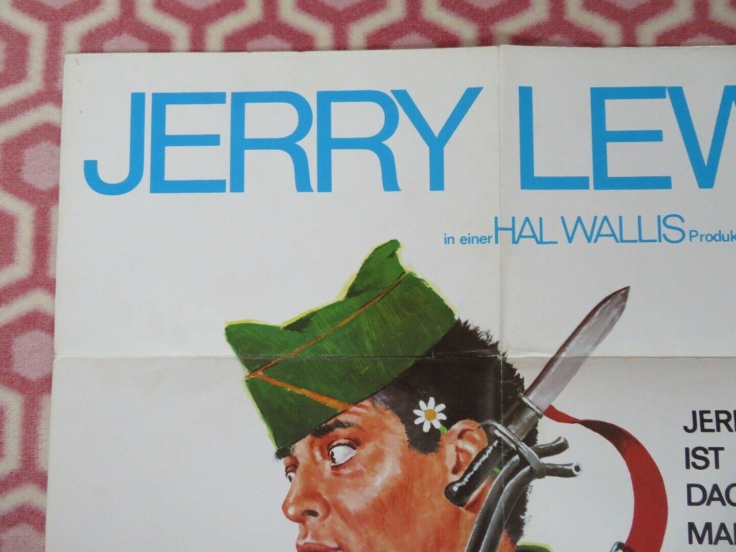 THE SAD SACK GERMAN A1 (33"x 23") POSTER JERRY LEWIS PETER LORRE 1957 Movie posters