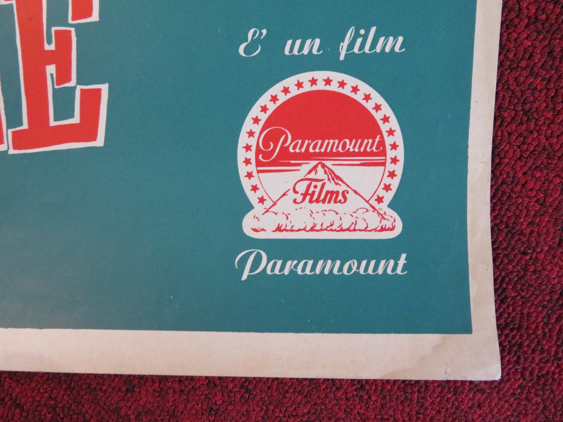 THE SAD SACK ITALIAN FOTOBUSTA POSTER JERRY LEWIS HAL WALLIS 1957 Rendezvous Cinema Movie posters