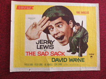 THE SAD SACK US HALF SHEET (22"x 28") POSTER JERRY LEWIS DAVID WAYNE 1958 - Rendezvous Cinema