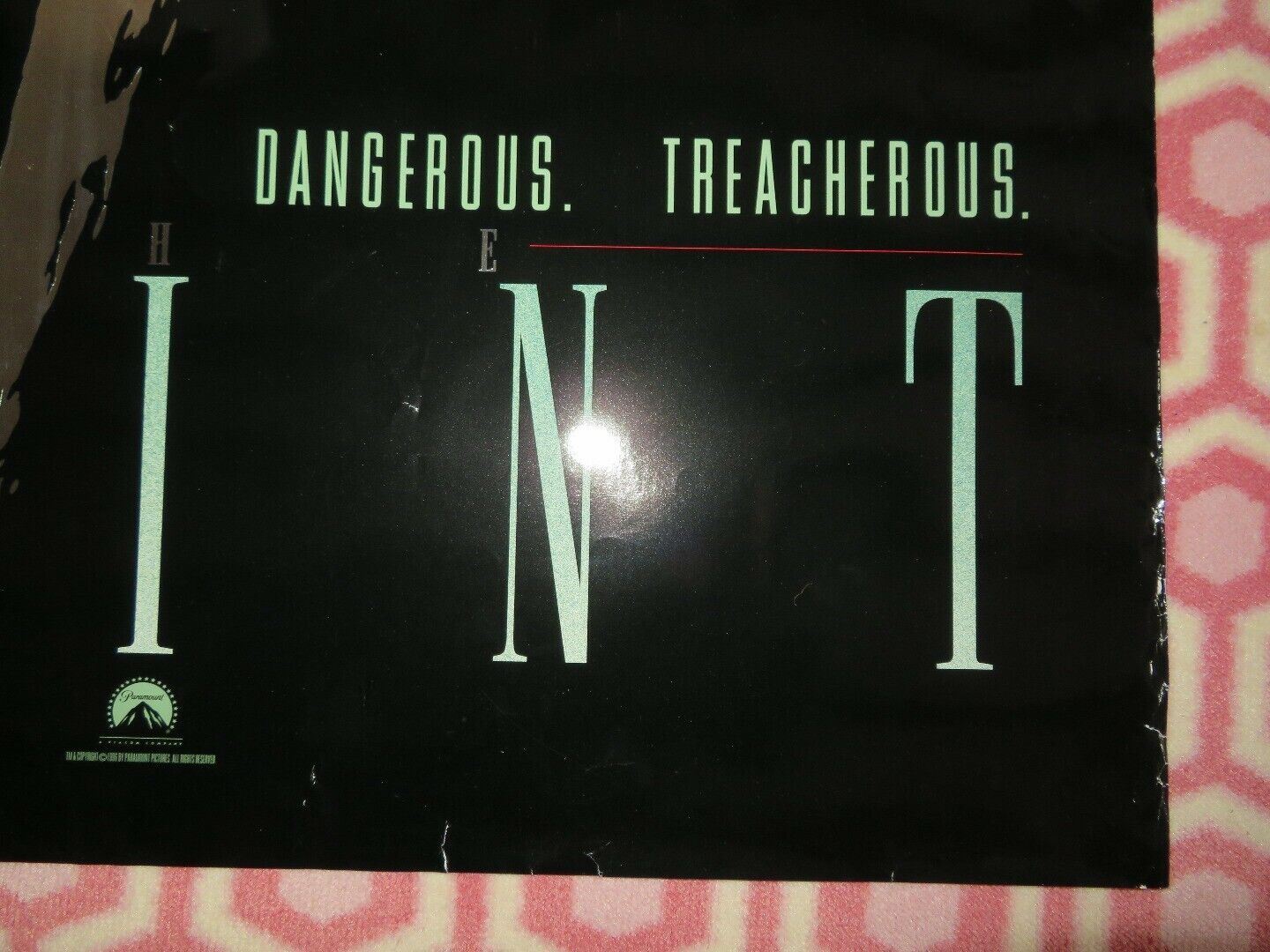 THE SAINT US ONE SHEET ROLLED POSTER VAL KILMER 1997 Movie posters