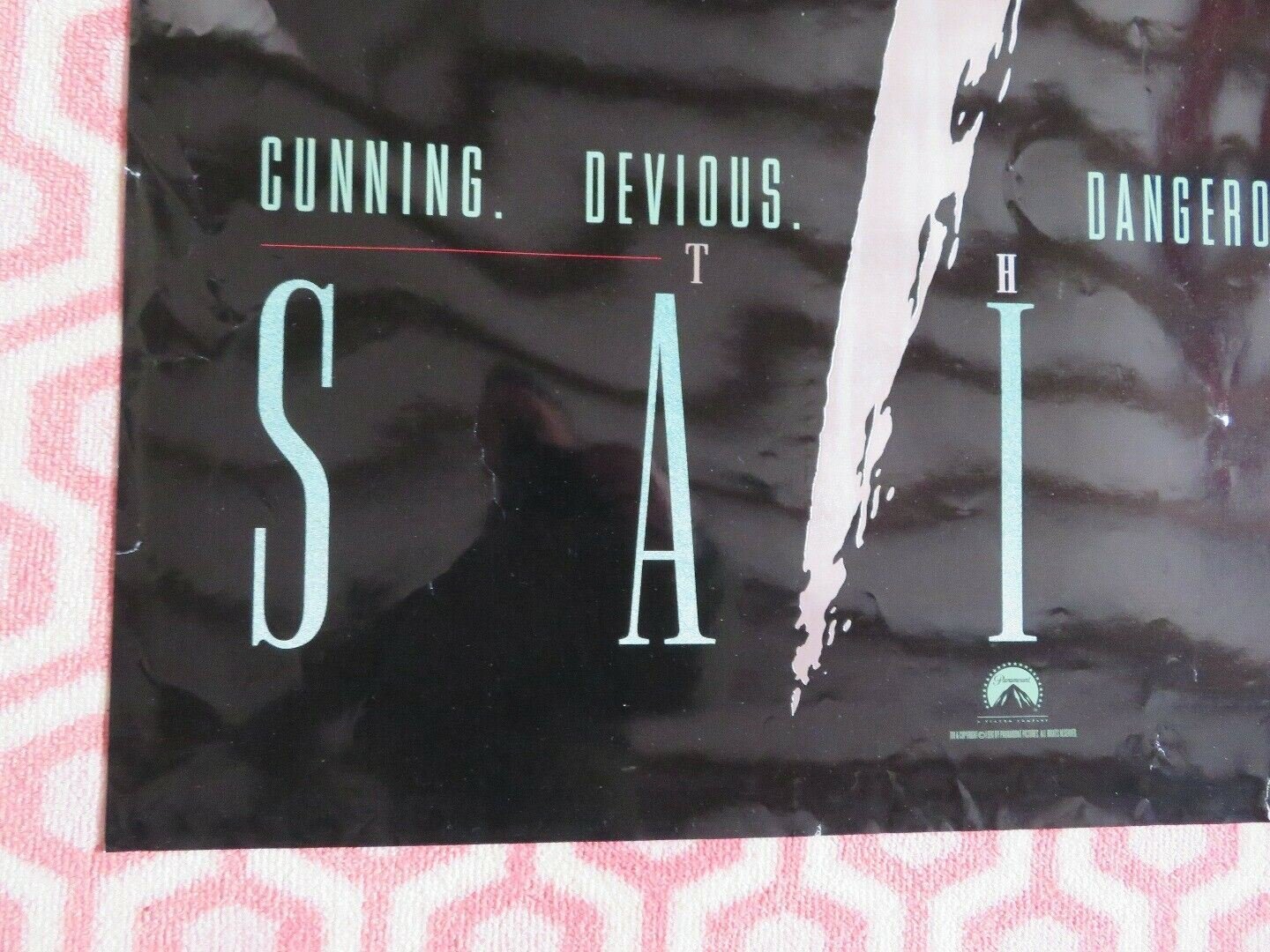 THE SAINT US ONE SHEET ROLLED POSTER VAL KILMER 1997 Movie posters