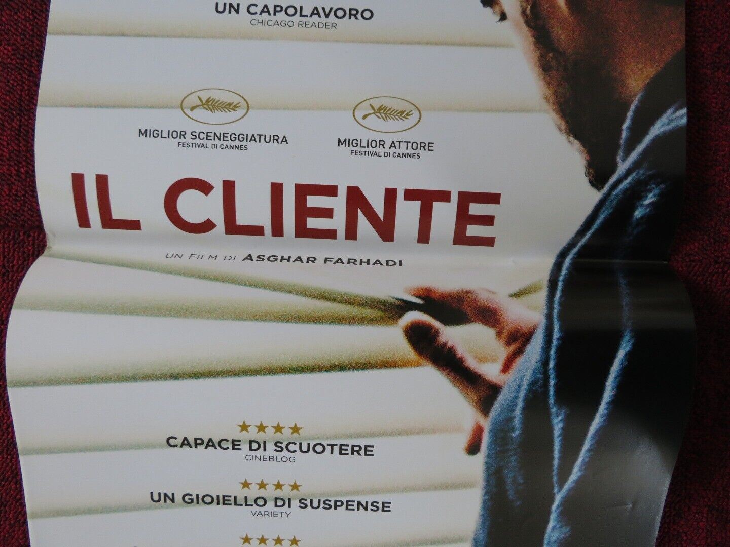 THE SALESMAN ITALIAN LOCANDINA (26.5"x12.5") POSTER SHAHAB HOSSEINI 2016 - Rendezvous Cinema