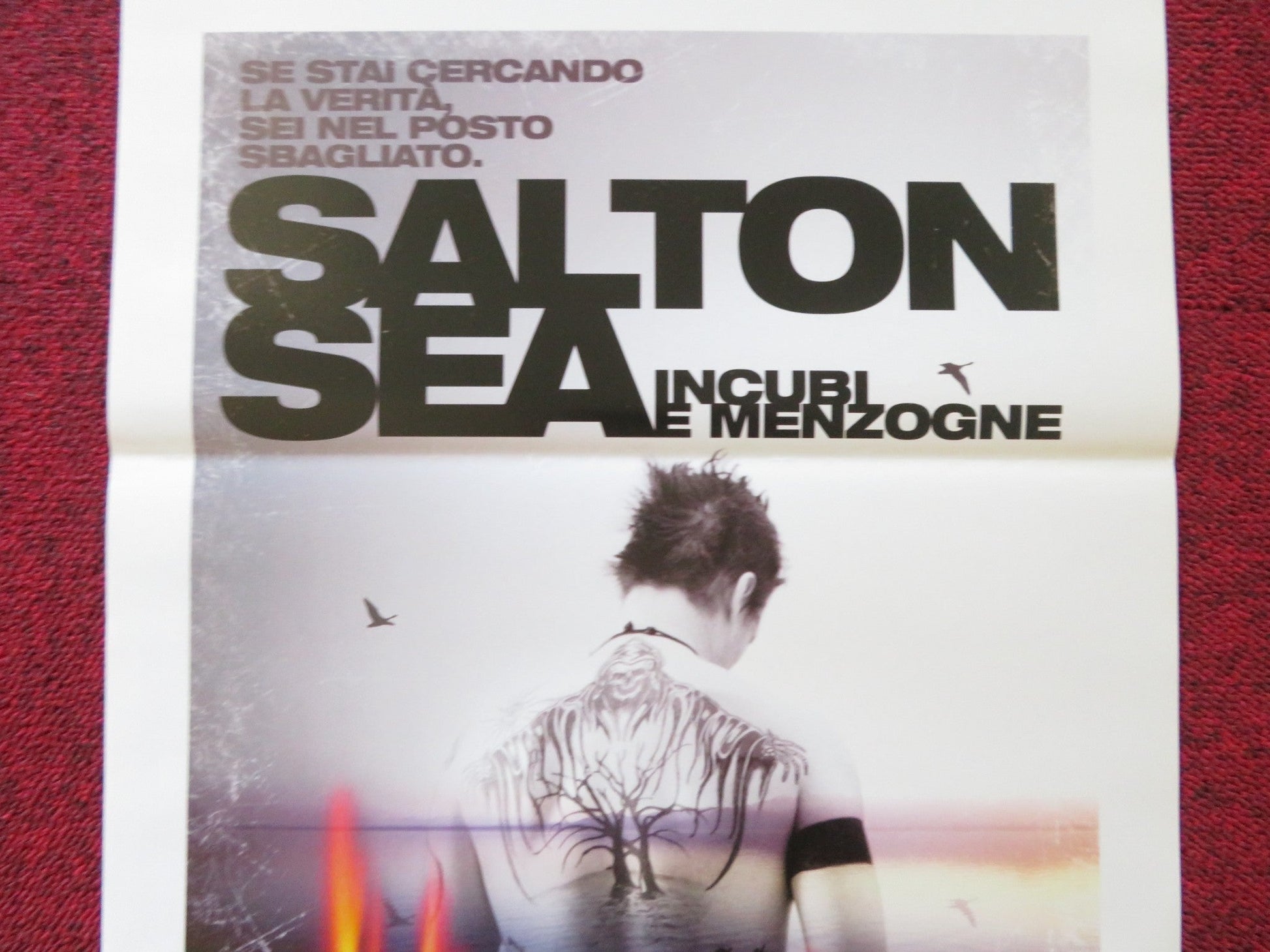 THE SALTON SEA ITALIAN LOCANDINA POSTER VAL KILMER VINCENT D'ONOFRIO 2002 Rendezvous Cinema Movie posters