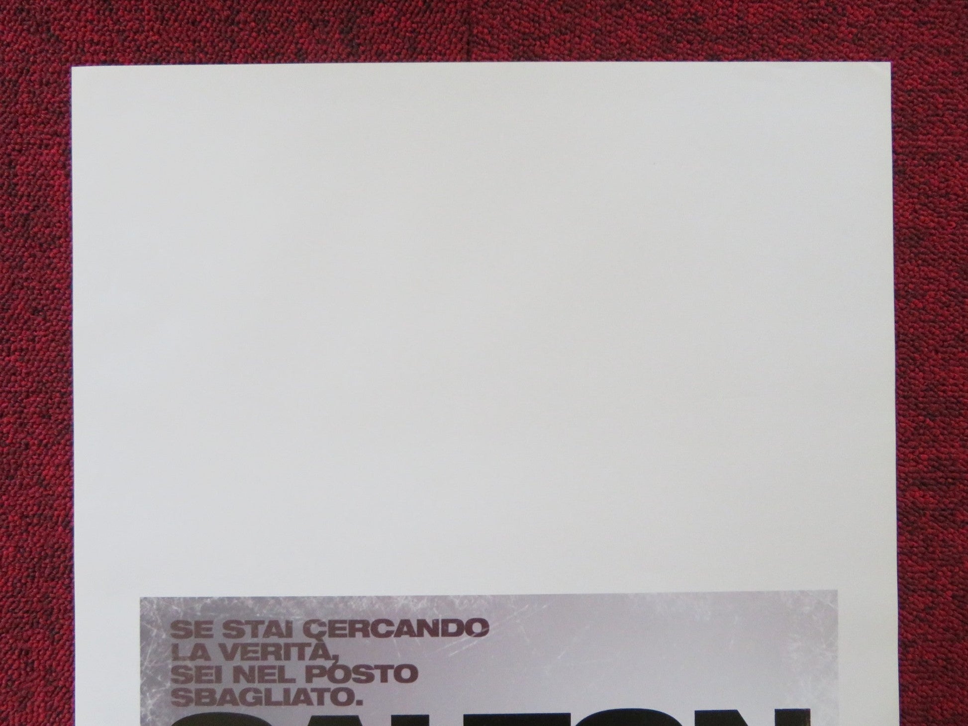 THE SALTON SEA ITALIAN LOCANDINA POSTER VAL KILMER VINCENT D'ONOFRIO 2002 Rendezvous Cinema Movie posters