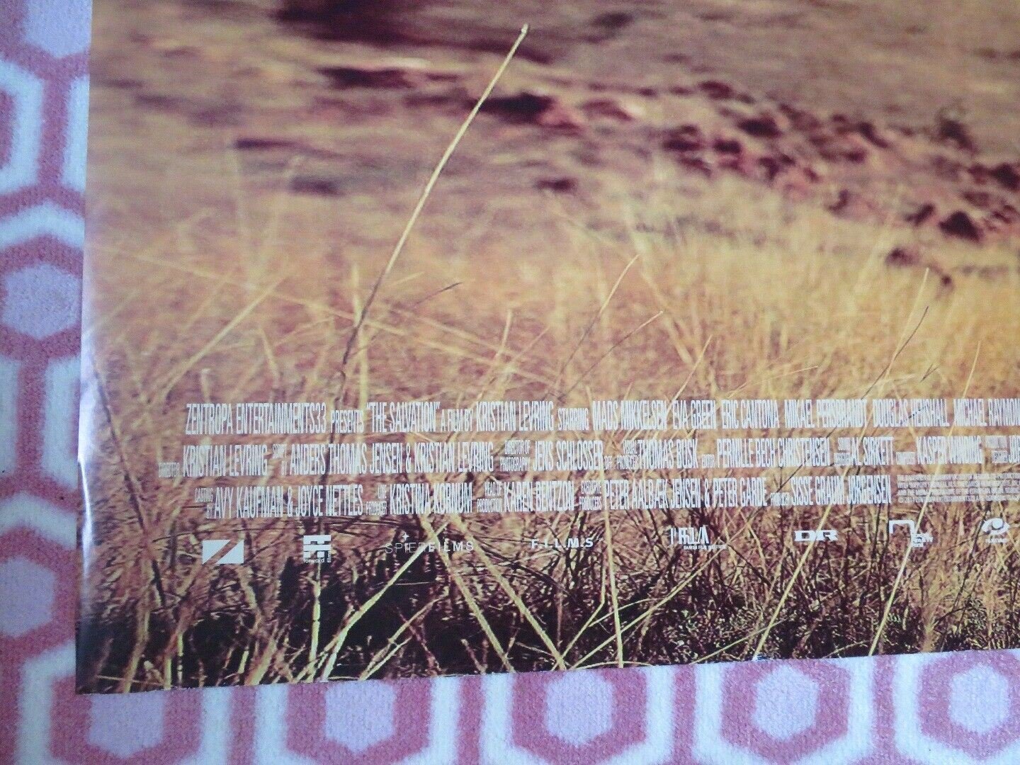 THE SALVATION QUAD (30"x 40") ROLLED POSTER MADS MIKKELSEN ERIC CANTONA 2014 - Rendezvous Cinema