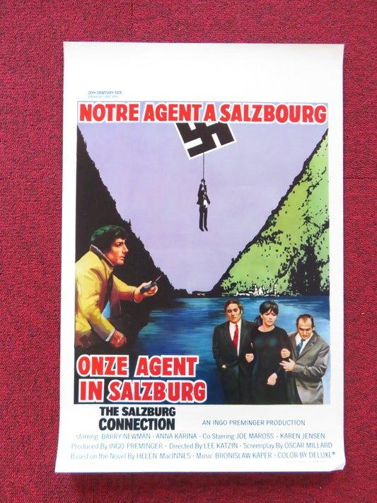 THE SALZBURG CONNECTION BELGIUM (14.5"x 21.5") POSTER BARRY NEWMAN 1972 Rendezvous Cinema Movie posters