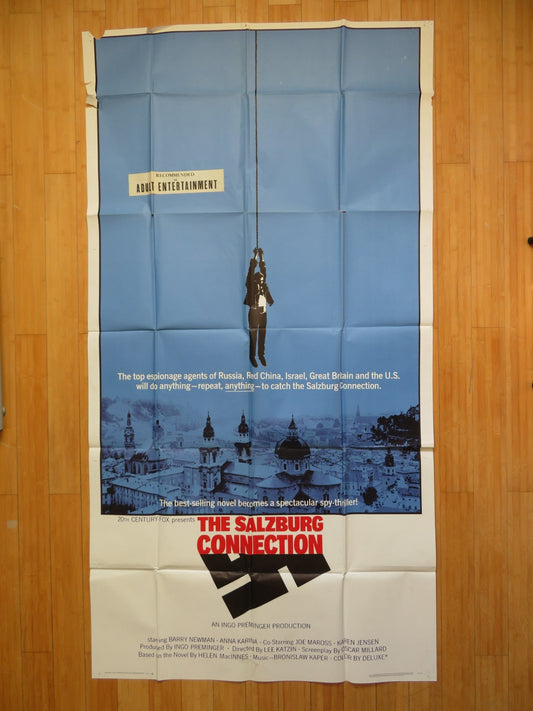 THE SALZBURG CONNECTION US 3 SHEET POSTER BARRY NEWMAN ANNA KARINA 1972 Rendezvous Cinema Movie posters