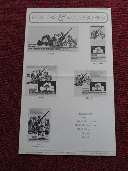 THE SAND PEBBLES US PRESSBOOK - UNCUT STEVE MCQUEEN CANDICE BERGEN 1966 Rendezvous Cinema Movie posters