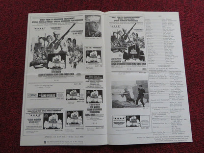 THE SAND PEBBLES US PRESSBOOK - UNCUT STEVE MCQUEEN CANDICE BERGEN 1966 Rendezvous Cinema Movie posters
