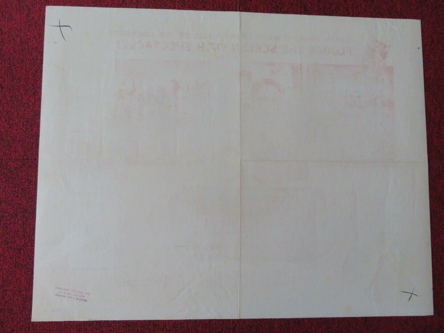 THE SARACEN BLADE US HALF SHEET (22"x 28") POSTER RICARDO MONTALBAN 1954 Movie posters