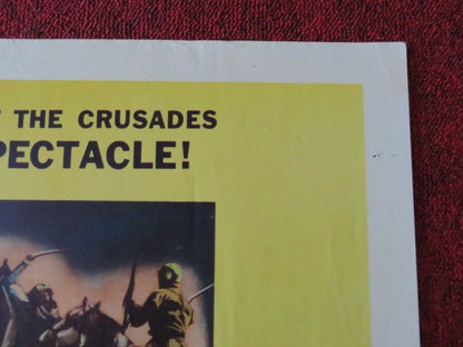 THE SARACEN BLADE US HALF SHEET (22"x 28") POSTER RICARDO MONTALBAN 1954 Movie posters