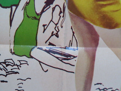 THE SATIN MUSHROOM FOLDED US ONE SHEET POSTER MARLA BRIDGESTONE 1969 Movie posters