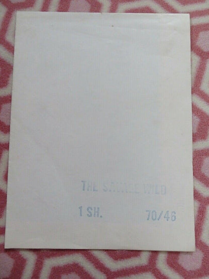 THE SAVAGE WILD US ONE SHEET POSTER GORDON EASTMAN CARL SPORE 1970 Movie posters