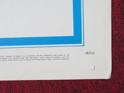 THE SCALPHUNTERS FOLDED US ONE SHEET POSTER BURT LANCASTER SHELLEY WINTERS 1968 Rendezvous Cinema Movie posters