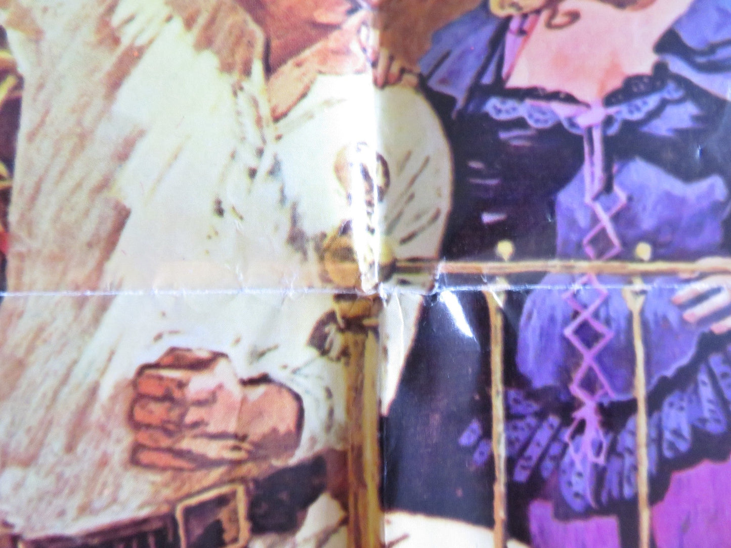 THE SCALPHUNTERS FOLDED US ONE SHEET POSTER BURT LANCASTER SHELLEY WINTERS 1968 Rendezvous Cinema Movie posters