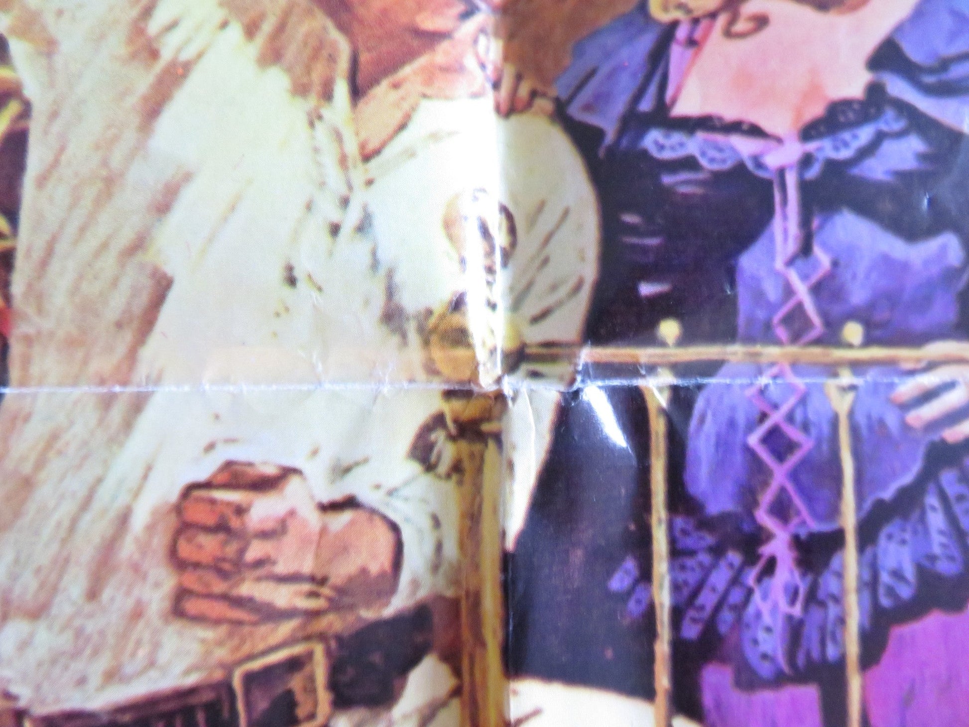 THE SCALPHUNTERS FOLDED US ONE SHEET POSTER BURT LANCASTER SHELLEY WINTERS 1968 Rendezvous Cinema Movie posters