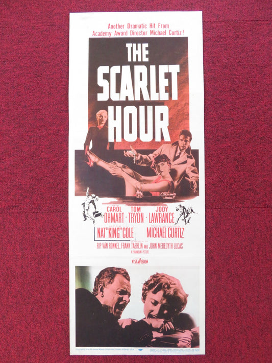 THE SCARLET HOUR US INSERT (14"x 36") POSTER CAROL OHMART TOM TRYON 1956 Rendezvous Cinema Movie posters