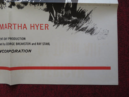 THE SCARLET SPEAR FOLDED US ONE SHEET POSTER JOHN BENTLEY MARTHA HYER 1954 Rendezvous Cinema Movie posters