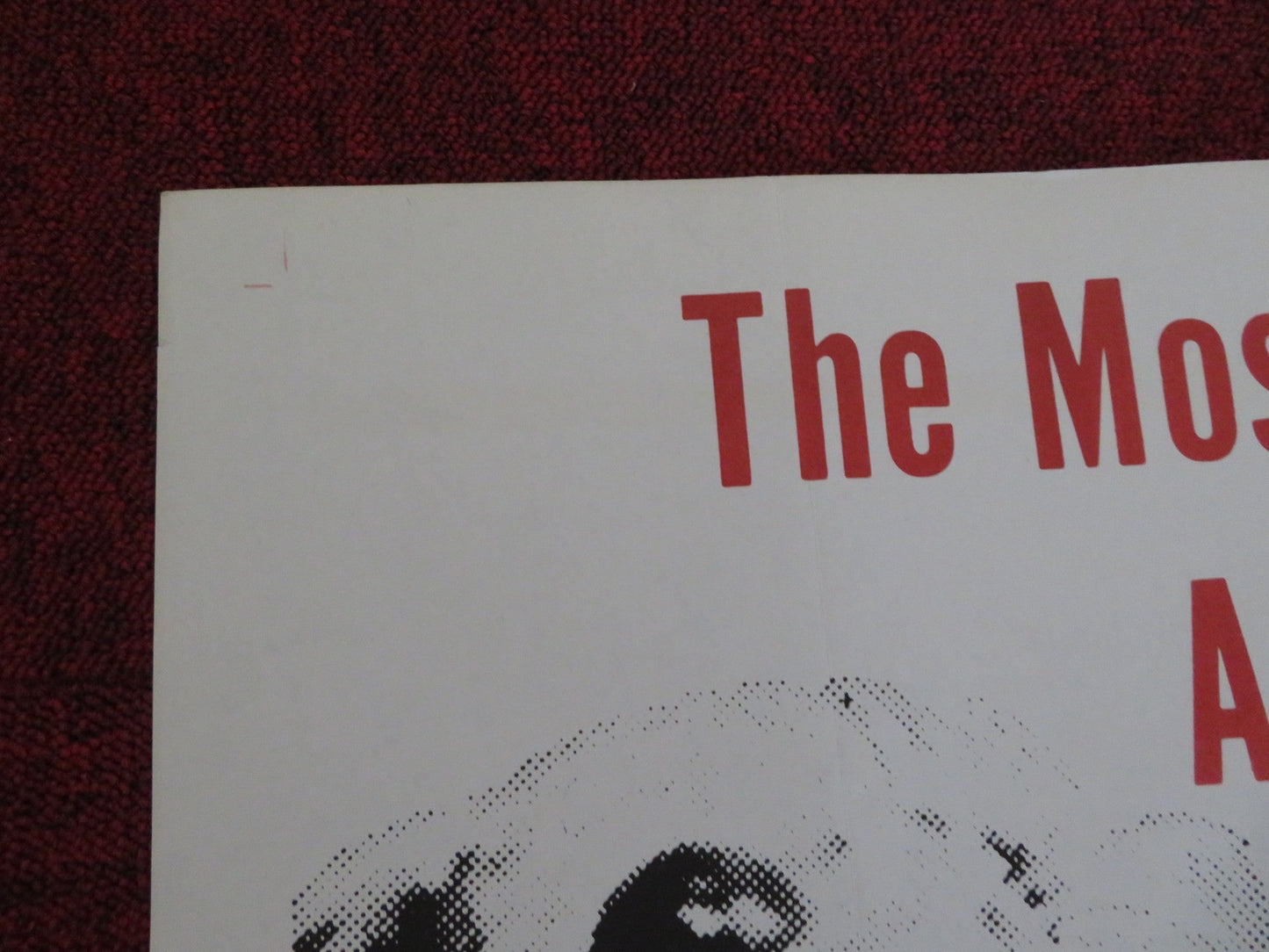 THE SCARLET SPEAR FOLDED US ONE SHEET POSTER JOHN BENTLEY MARTHA HYER 1954 Rendezvous Cinema Movie posters