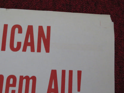 THE SCARLET SPEAR FOLDED US ONE SHEET POSTER JOHN BENTLEY MARTHA HYER 1954 Rendezvous Cinema Movie posters