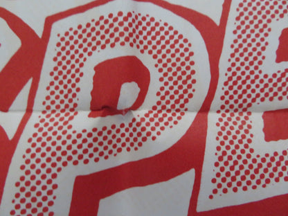 THE SCARLET SPEAR FOLDED US ONE SHEET POSTER JOHN BENTLEY MARTHA HYER 1954 Rendezvous Cinema Movie posters