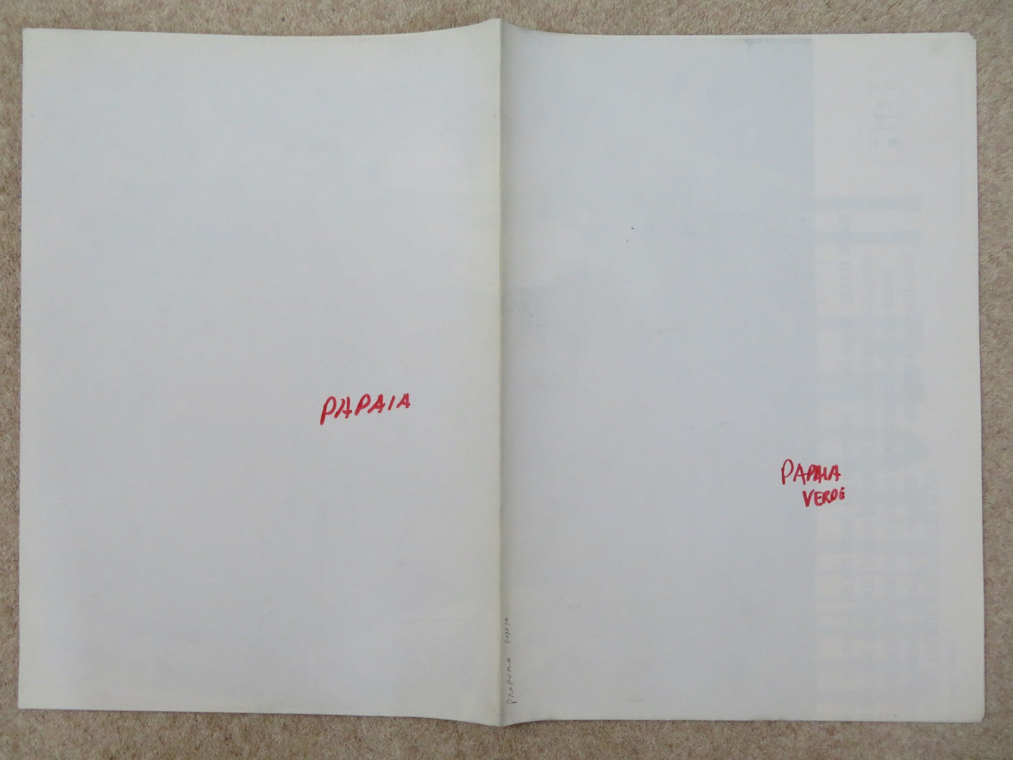 THE SCENT OF GREEN PAPAYA ITALIAN 2 FOGLIO POSTER NU YEN - KHE TRAN MAN SAN LU Rendezvous Cinema Movie posters