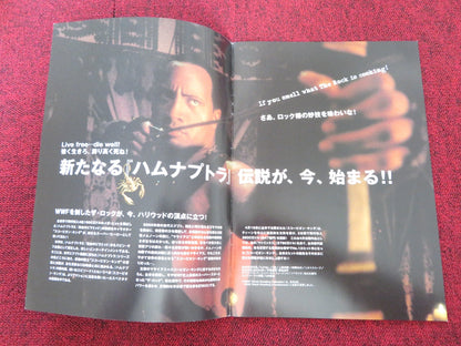 THE SCORPION KING JAPANESE BROCHURE / PRESS BOOK DWAYNE JOHNSON 2002 Rendezvous Cinema Movie posters