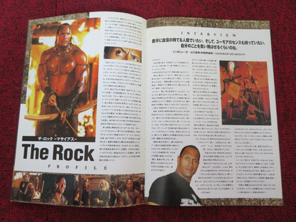 THE SCORPION KING JAPANESE BROCHURE / PRESS BOOK DWAYNE JOHNSON 2002 Rendezvous Cinema Movie posters