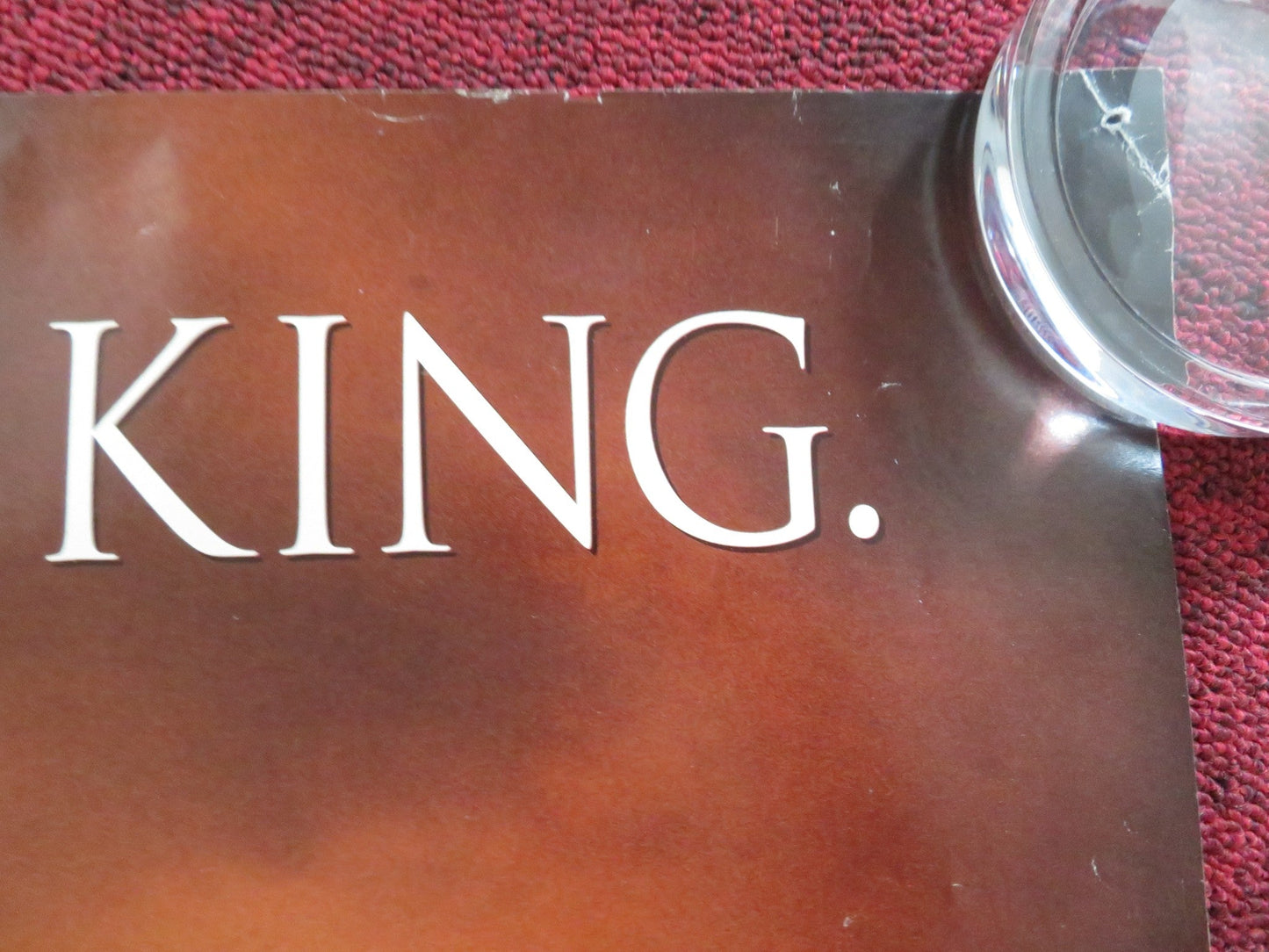 THE SCORPION KING UK QUAD ROLLED POSTER DWAYNE JOHNSON STEVEN BRAND 2002 Rendezvous Cinema Movie posters