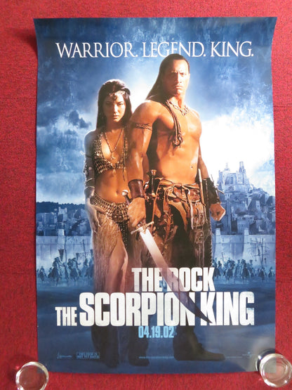 THE SCORPION KING US ONE SHEET ROLLED POSTER DWAYNE JOHNSON STEVEN BRAND 2002 Rendezvous Cinema Movie posters