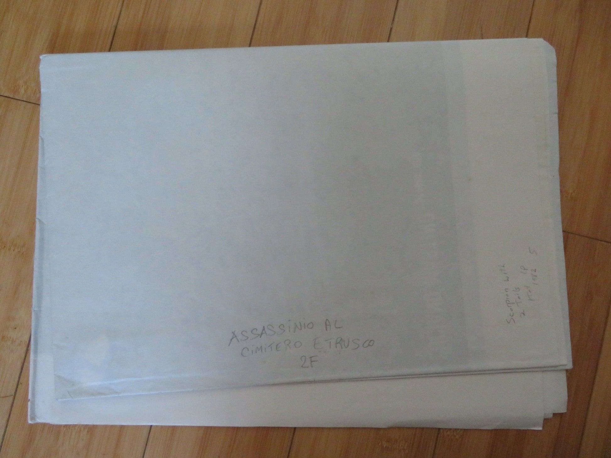 THE SCORPION WITH TWO TAILS ITALIAN 2 FOGLIO POSTER ELVIRE AUDRAY P. MALCO 1982 Rendezvous Cinema Movie posters